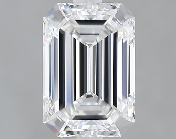 Lab-Grown 2.10 Carat Emerald Cut Diamond color E Clarity VVS2 With GIA Certificate, precious stones, engagement diamonds