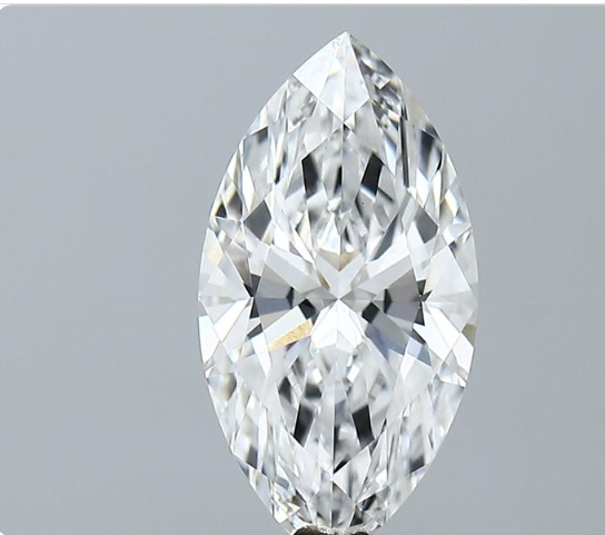 Lab-Grown 2.57 Carat Marquis Shape Diamond color D Clarity VS1 With GIA Certificate, precious stones, engagement diamonds