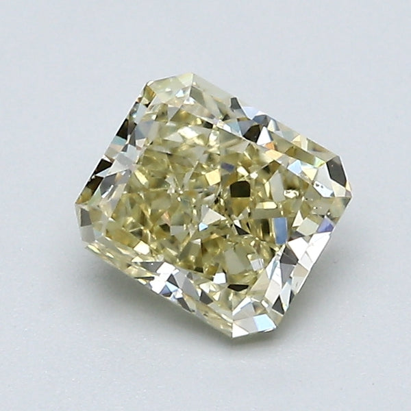 1.02 Carat Radiant Cut Natural Mined Diamond Fancy Yellow Brown Color SI1 Clarity With GIA Certificate, natural diamonds, precious stones, engagement diamonds