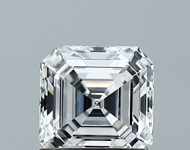 Lab-Grown 1.06 Carat Asscher Cut Diamond color D Clarity VVS2 With GIA Certificate, precious stones, engagement diamonds