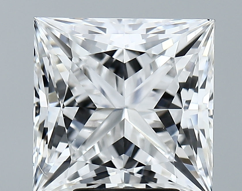 Lab-Grown 5.02 Carat Princess Cut Diamond color E Clarity VS1 With GIA Certificate, precious stones, engagement diamonds