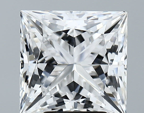 Lab-Grown 5.02 Carat Princess Cut Diamond color E Clarity VS1 With GIA Certificate, precious stones, engagement diamonds