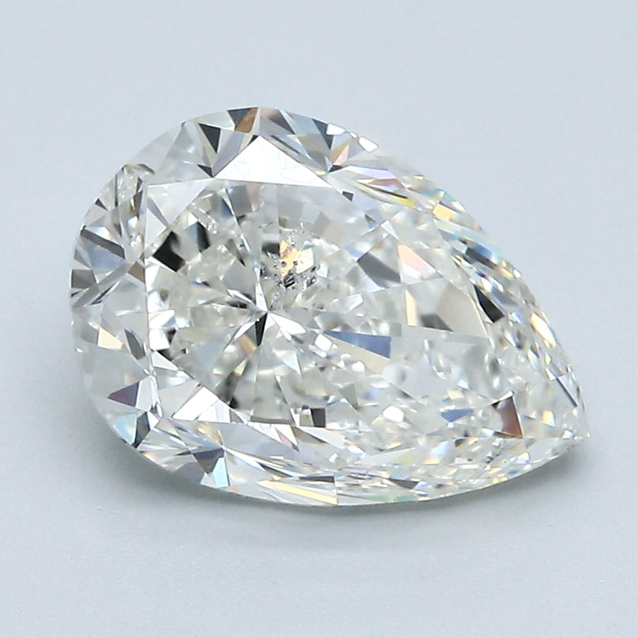 3.01 Carat Pear Shape Natural Mined Diamond I Color SI2 Clarity With GIA Certificate, natural diamonds, precious stones, engagement diamonds