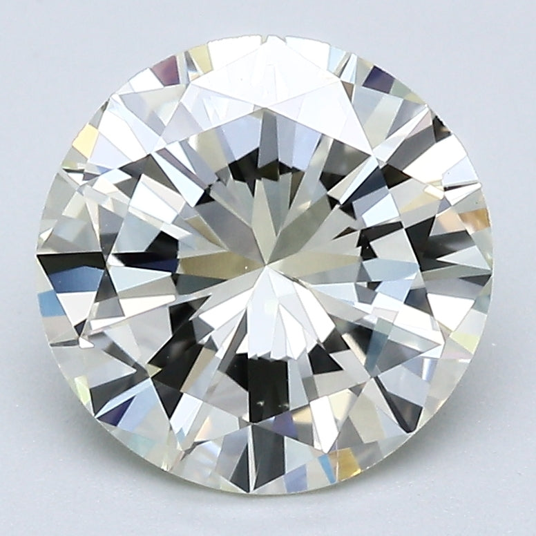 2.52 Carat Round Brilliant Natural Mined Diamond N Color VS1 Clarity With GIA Certificate, natural diamonds, precious stones, engagement diamonds