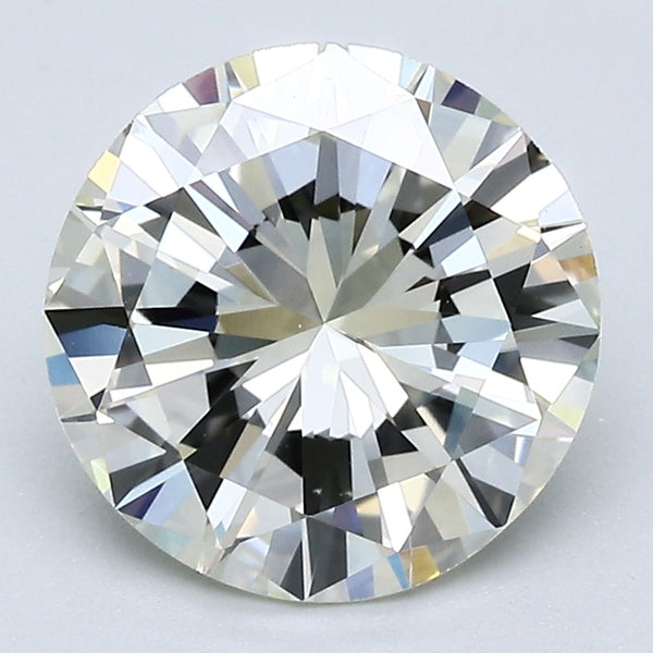 2.52 Carat Round Brilliant Natural Mined Diamond N Color VS1 Clarity With GIA Certificate, natural diamonds, precious stones, engagement diamonds