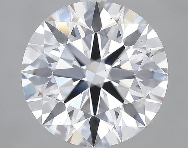 Lab-Grown 4.41 Carat Round Brilliant Diamond color D Clarity VS2, precious stones, engagement diamonds
