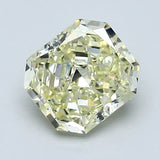 1.36 Carat Radiant Cut Diamond color Fancy Light  Yellow Clarity VVS1, natural diamonds, precious stones, engagement diamonds