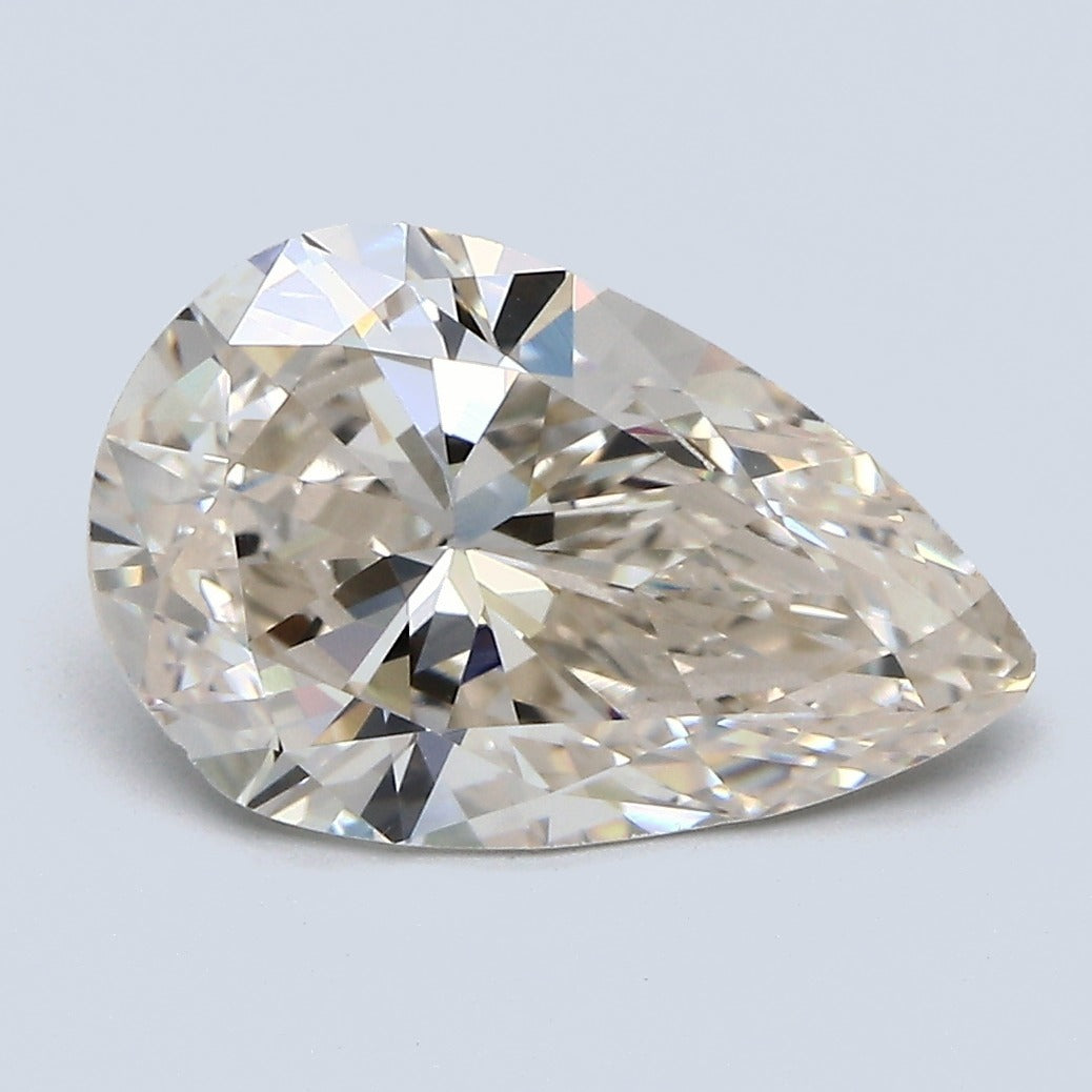 3.34 Carat Pear Shape Natural Mined Diamond M Color SI1 Clarity With GIA Certificate, natural diamonds, precious stones, engagement diamonds
