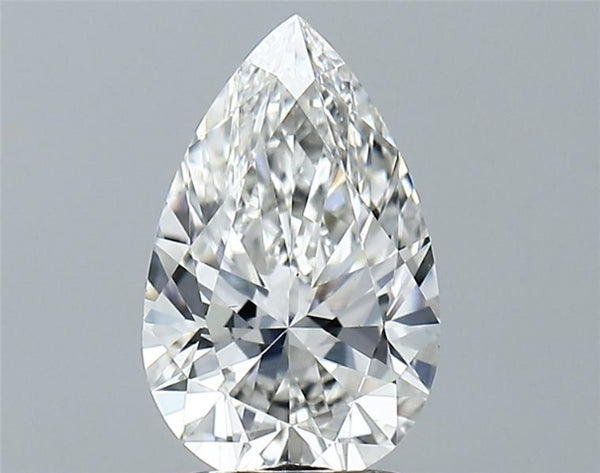 Lab-Grown 1.88 Carat Pear Shape Diamond color E Clarity VS1, precious stones, engagement diamonds