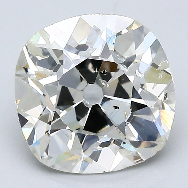 2.71 Carat Old Miner Cut Vintage Natural Mined Diamond J Color I1 Clarity With GIA Certificate, natural diamonds, precious stones, engagement diamonds