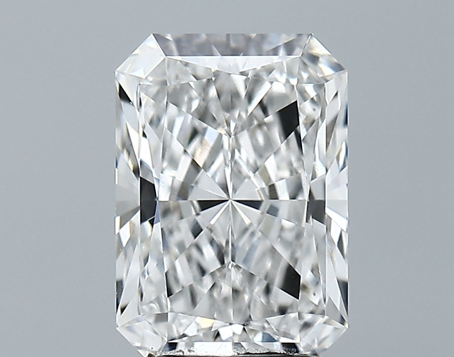 Lab-Grown 2.89 Carat Radiant Cut Diamond color E Clarity VVS2 With GIA Certificate, precious stones, engagement diamonds