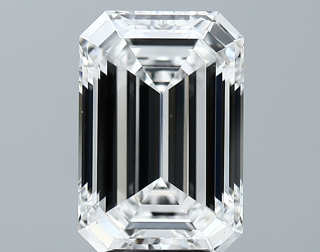 Lab-Grown 4.74 Carat Emerald Cut Diamond color E Clarity VVS2 With GIA Certificate, precious stones, engagement diamonds