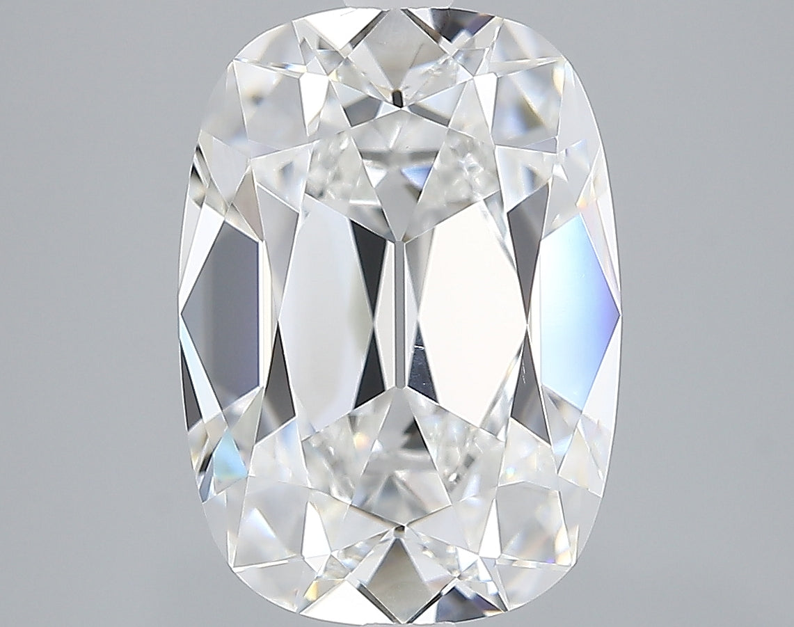 Lab-Grown 3.74 Carat Antique Cushion Cut Diamond color D Clarity VVS2, precious stones, engagement diamonds