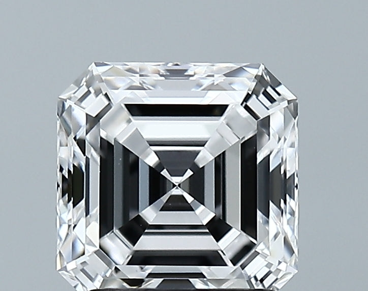 Lab-Grown 2.05 Carat Asscher Cut Diamond color D Clarity VVS2 With GIA Certificate, precious stones, engagement diamonds