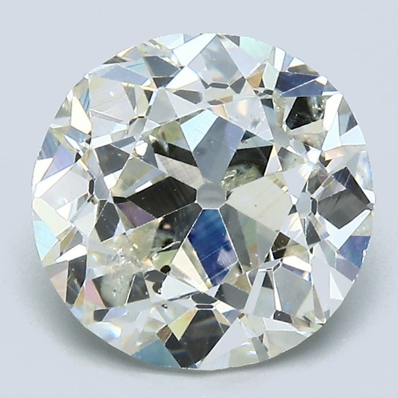 3.45 Carat Old European Cut Antique Natural Mined Diamond L Color I1 Clarity With GIA Certificate, natural diamonds, precious stones, engagement diamonds