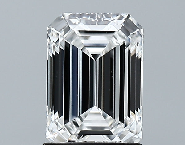 Lab-Grown 1.55 Carat Emerald Cut Diamond color D Clarity VVS2, precious stones, engagement diamonds