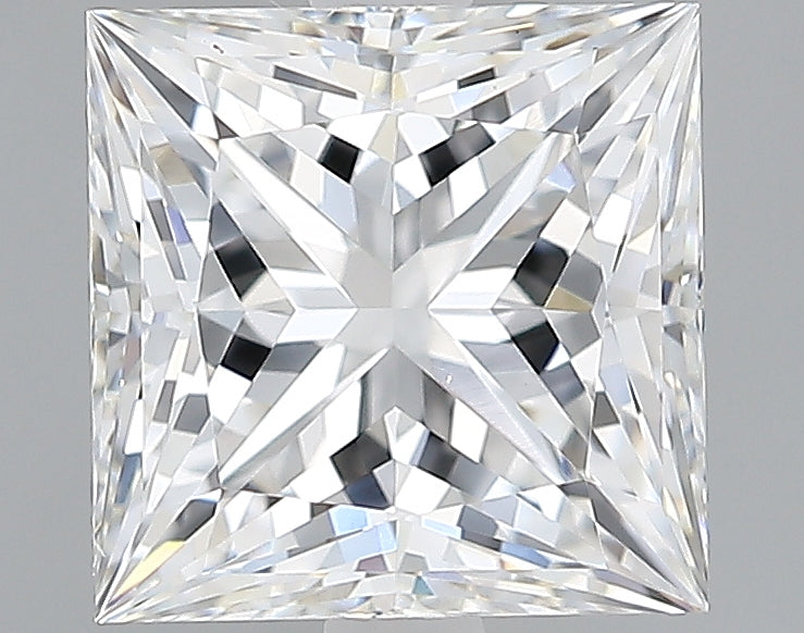 Lab-Grown 2.31 Carat Princess Cut Diamond color E Clarity VVS2, precious stones, engagement diamonds
