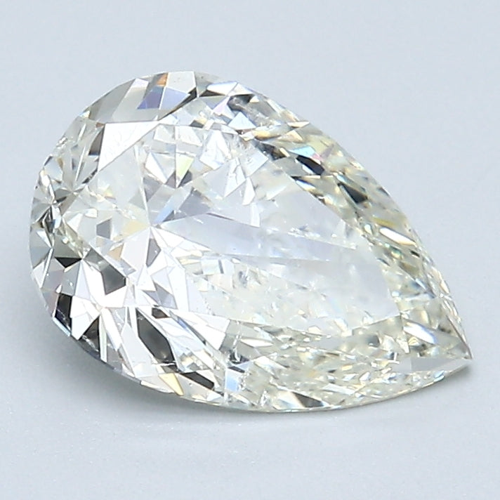 1.70 Carat Pear Shape Natural Mined Diamond K Color I1 Clarity With GIA Certificate, natural diamonds, precious stones, engagement diamonds