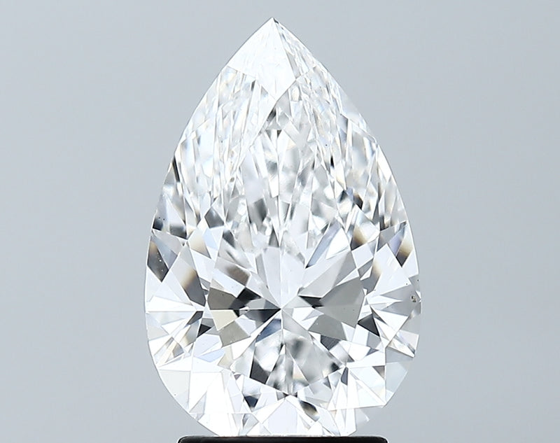 Lab-Grown 2.78 Carat Pear Shape Diamond color D Clarity VS1 With GIA Certificate, precious stones, engagement diamonds