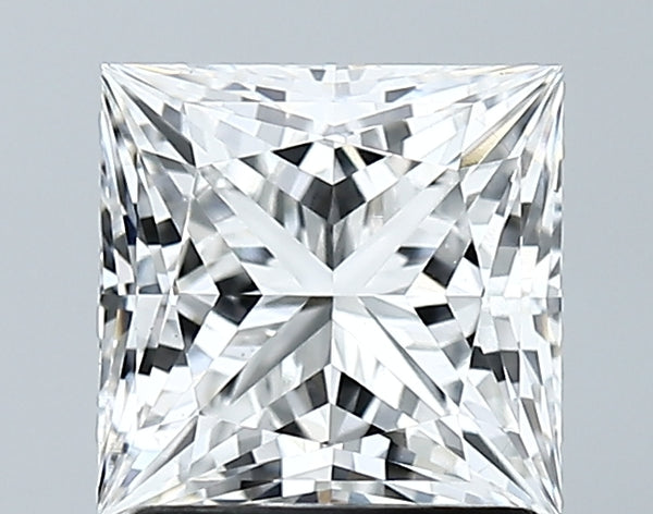 Lab-Grown 1.77 Carat Princess Cut Diamond color E Clarity VS1 With GIA Certificate, precious stones, engagement diamonds