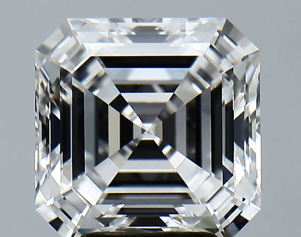 Lab-Grown 3.75 Carat Asscher Cut Diamond color E Clarity VVS2, precious stones, engagement diamonds
