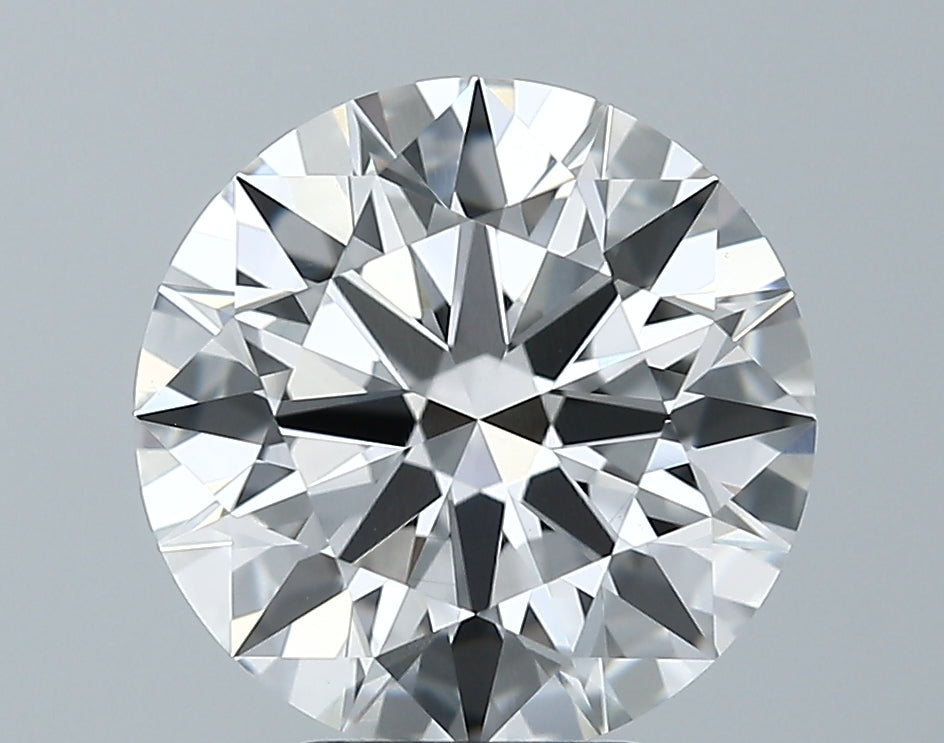 Lab-Grown 4.16 Carat Round Brilliant Diamond color E Clarity VVS2 With GIA Certificate, precious stones, engagement diamonds