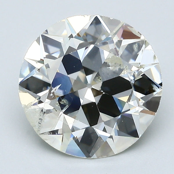 3.55 Carat Old European Cut Diamond color L Clarity I1, natural diamonds, precious stones, engagement diamonds