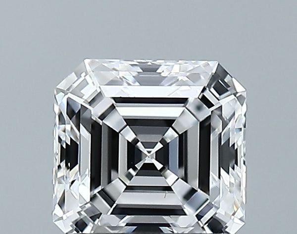 Lab-Grown 1.33 Carat Asscher Cut Diamond color D Clarity VVS2 With GIA Certificate, precious stones, engagement diamonds