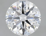 Lab-Grown 1.86 Carat Round Brilliant Diamond color E Clarity VVS2, precious stones, engagement diamonds