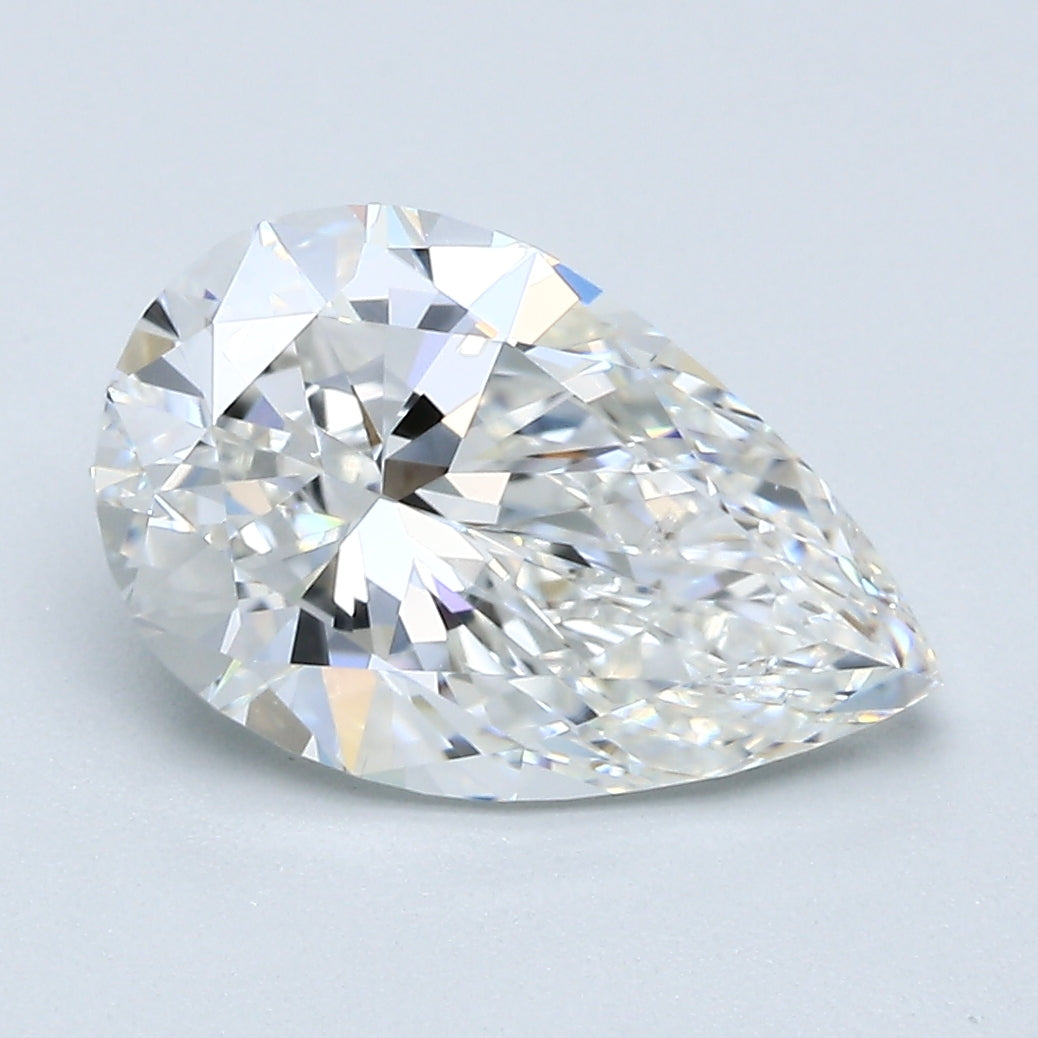 2.12 Carat Pear Shape Natural Mined Diamond G Color VS1 Clarity With GIA Certificate, natural diamonds, precious stones, engagement diamonds