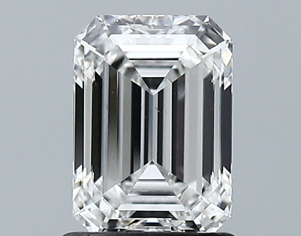 Lab-Grown 1.22 Carat Emerald Cut Diamond color F Clarity VVS2, precious stones, engagement diamonds