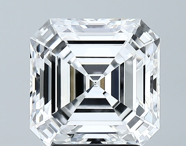 Lab-Grown 3.03 Carat Asscher Cut Diamond color E Clarity VS1 With GIA Certificate, precious stones, engagement diamonds