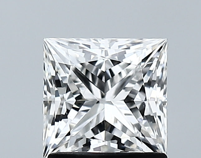 Lab-Grown 1.31 Carat Princess Cut Diamond color F Clarity VVS2 With GIA Certificate, precious stones, engagement diamonds