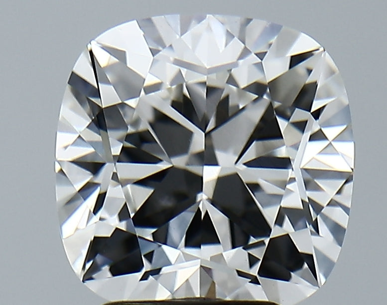 Lab-Grown 3.33 Carat Square Cushion Cut Diamond color E Clarity VVS2, precious stones, engagement diamonds