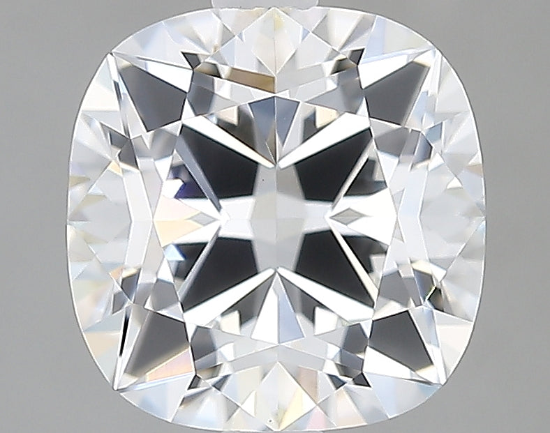 Lab-Grown 2.11 Carat Square Cushion Cut Diamond color E Clarity VVS2, precious stones, engagement diamonds