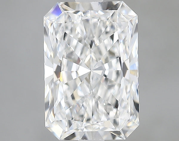 Lab-Grown 2.43 Carat Radiant Cut Diamond color E Clarity VVS2, precious stones, engagement diamonds
