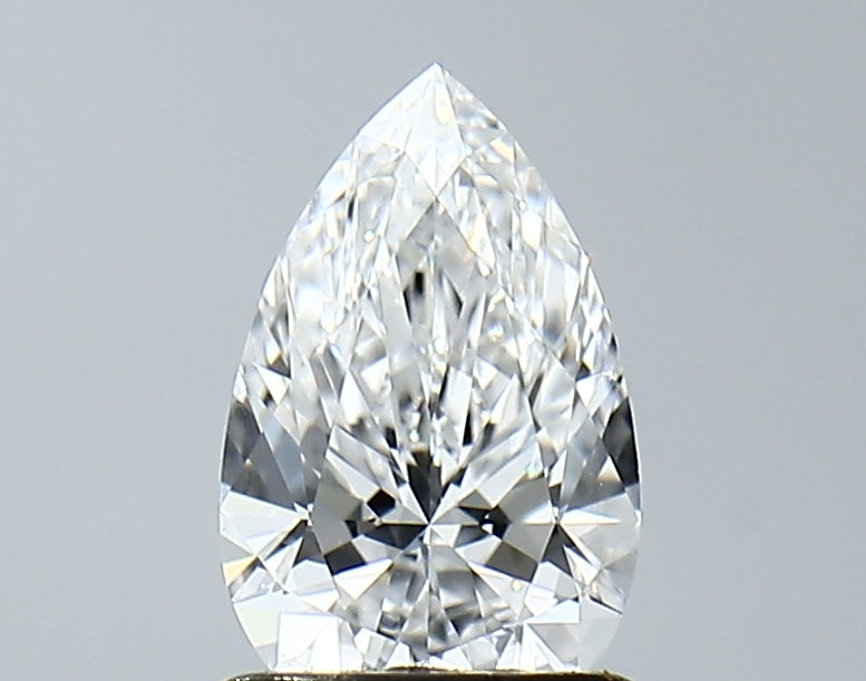 Lab-Grown 1.04 Carat Pear Shape Diamond color D Clarity VVS2, precious stones, engagement diamonds