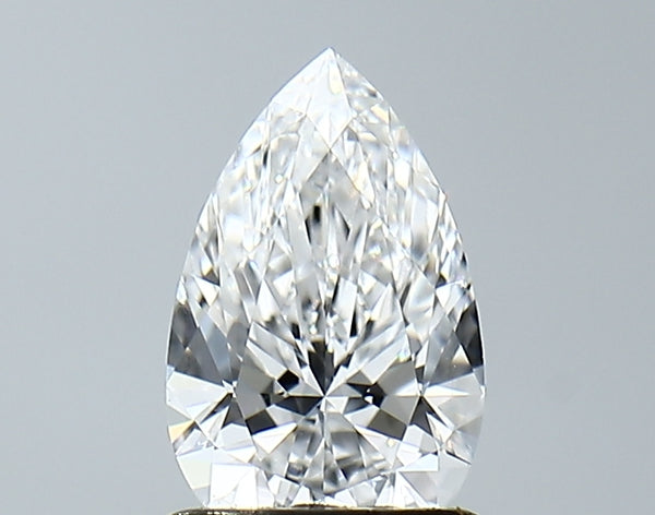 Lab-Grown 1.04 Carat Pear Shape Diamond color D Clarity VVS2, precious stones, engagement diamonds