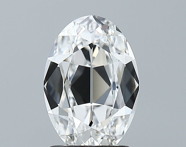 Lab-Grown 1.58 Carat Antique Oval Shape Diamond color E Clarity VS1 With GIA Certificate, precious stones, engagement diamonds