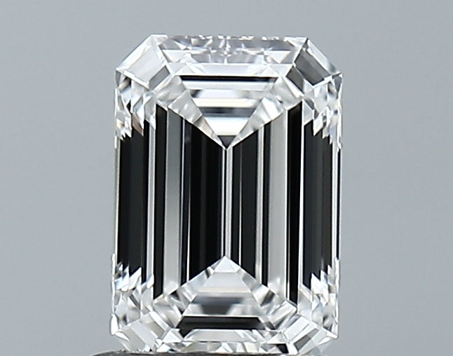 Lab-Grown 1.02 Carat Emerald Cut Diamond color D Clarity VVS2, precious stones, engagement diamonds
