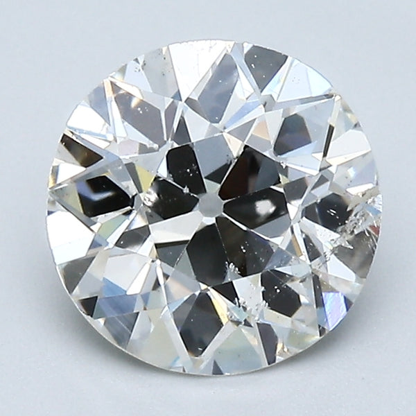 2.01 Carat Old European Cut Vintage Natural Mined Diamond I Color SI2 Clarity With GIA Certificate, natural diamonds, precious stones, engagement diamonds