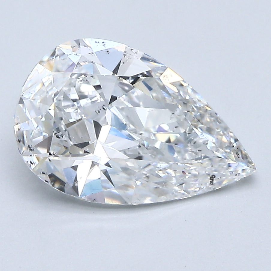 2.40 Carat Pear Shape Natural Mined Diamond E Color SI2 Clarity With GIA Certificate, natural diamonds, precious stones, engagement diamonds