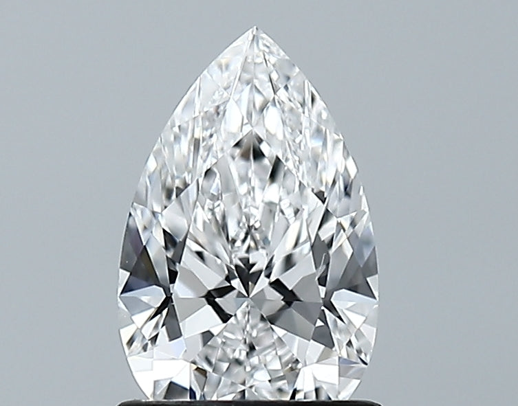 Lab-Grown 1.05 Carat Pear Shape Diamond color D Clarity VVS2 With GIA Certificate, precious stones, engagement diamonds