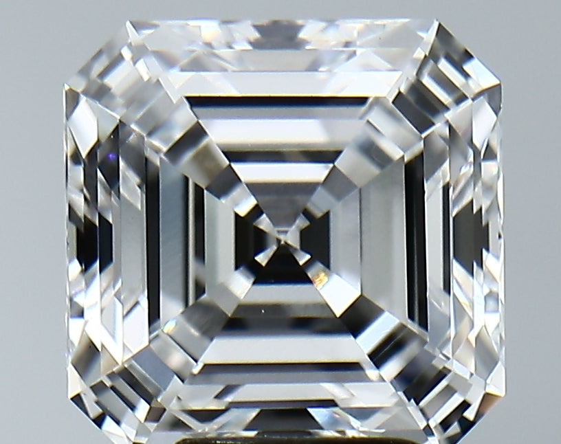 Lab-Grown 4.90 Carat Asscher Cut Diamond color D Clarity VS1 With GIA Certificate, precious stones, engagement diamonds