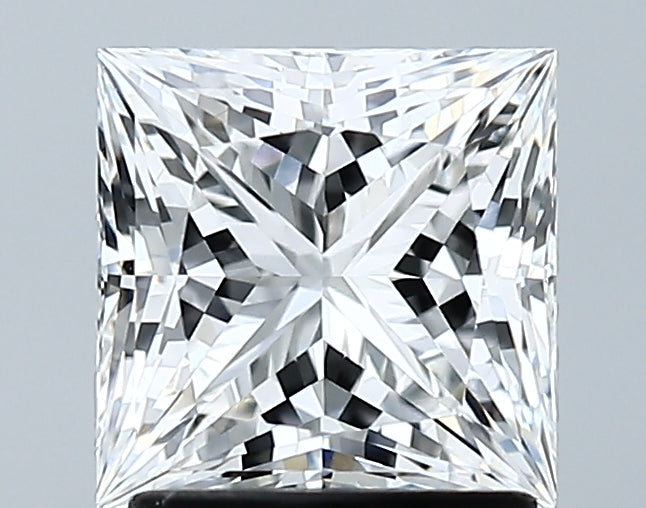 Lab-Grown 1.82 Carat Princess Cut Diamond color E Clarity VVS2 With GIA Certificate, precious stones, engagement diamonds