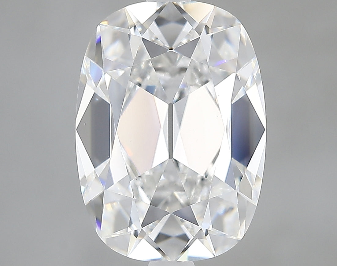 Lab-Grown 3.38 Carat Antique Cushion Cut Diamond color E Clarity VVS2, precious stones, engagement diamonds