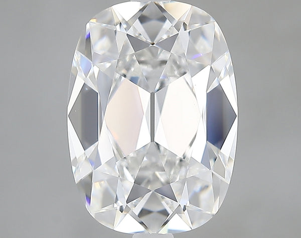 Lab-Grown 3.38 Carat Antique Cushion Cut Diamond color E Clarity VVS2, precious stones, engagement diamonds