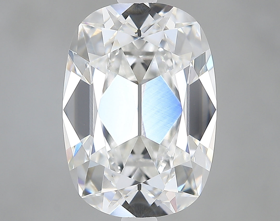 Lab-Grown 3.94 Carat Antique Cushion Cut Diamond color E Clarity VVS2, precious stones, engagement diamonds