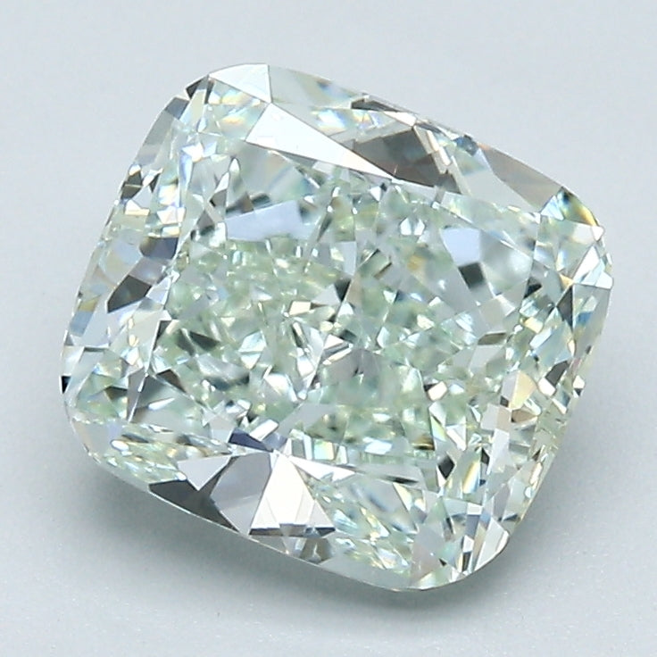 2.50 Carat Cushion Brilliant Diamond color Fancy  Green Clarity VS2, natural diamonds, precious stones, engagement diamonds