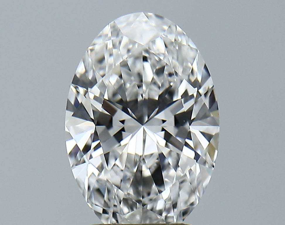 Lab-Grown 2.71 Carat Oval Shape Diamond color E Clarity VVS2 With GIA Certificate, precious stones, engagement diamonds